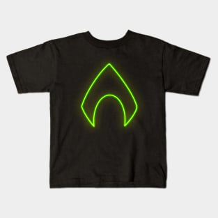 Neon superhero symbol Kids T-Shirt